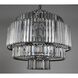 Axa 6 Light 25 inch Matte Black Chandelier Ceiling Light