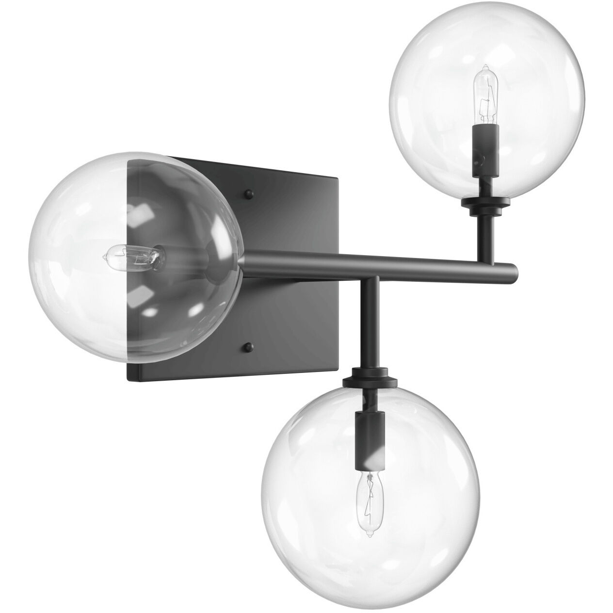 Delilah Wall Sconce Wall Light in Black
