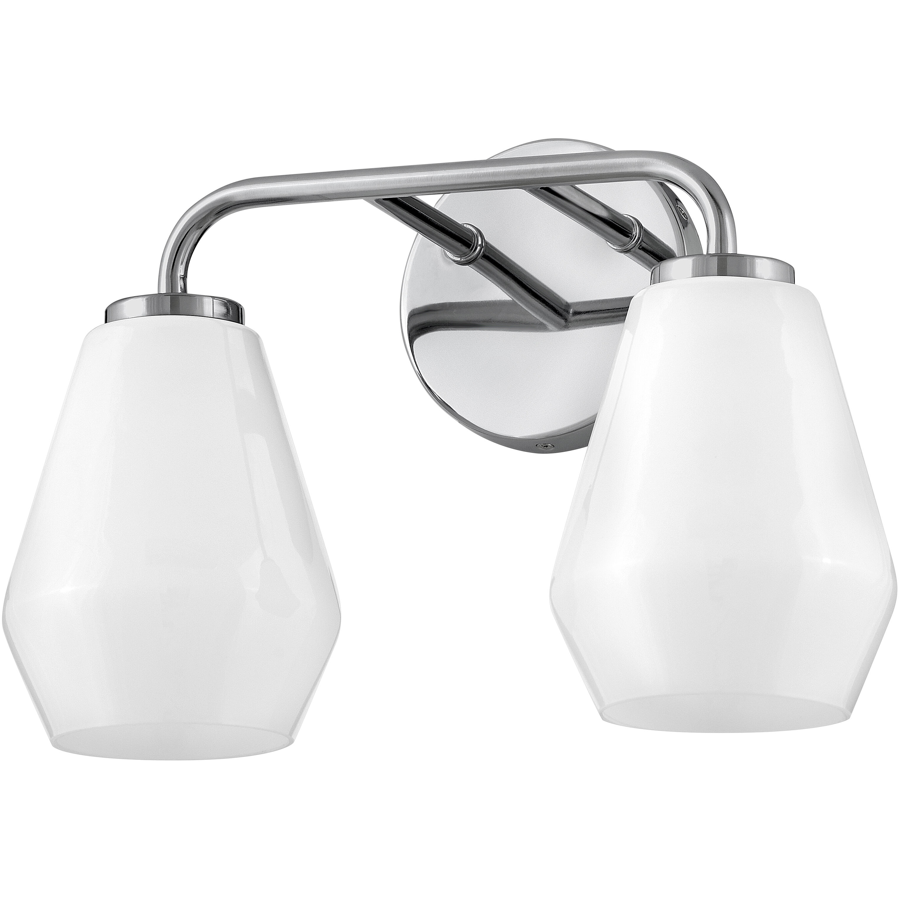 Gio LED 14.75 inch Chrome Bath Light Wall Light