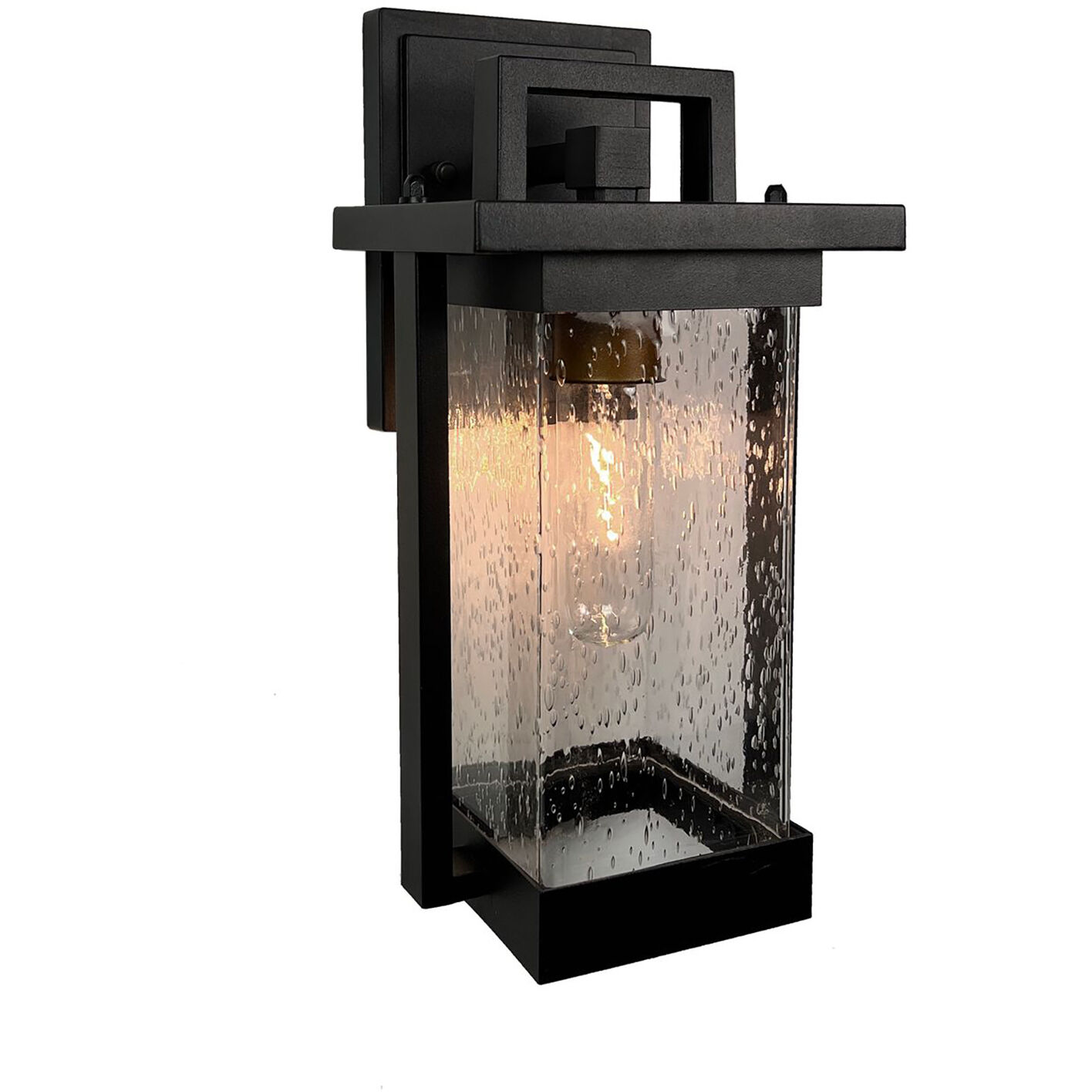 Port Charlotte LED 12.44 inch Matte Black Outdoor Wall Light