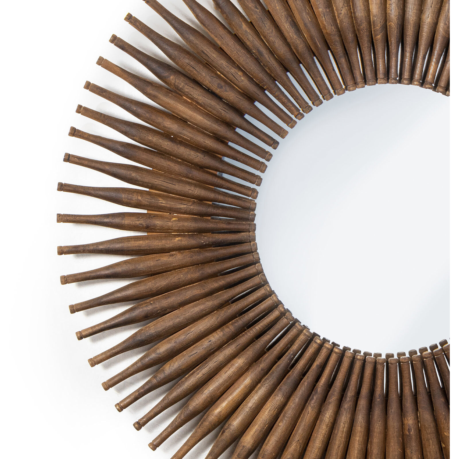 Rolling Pin 48 X 48 inch Natural Mirror