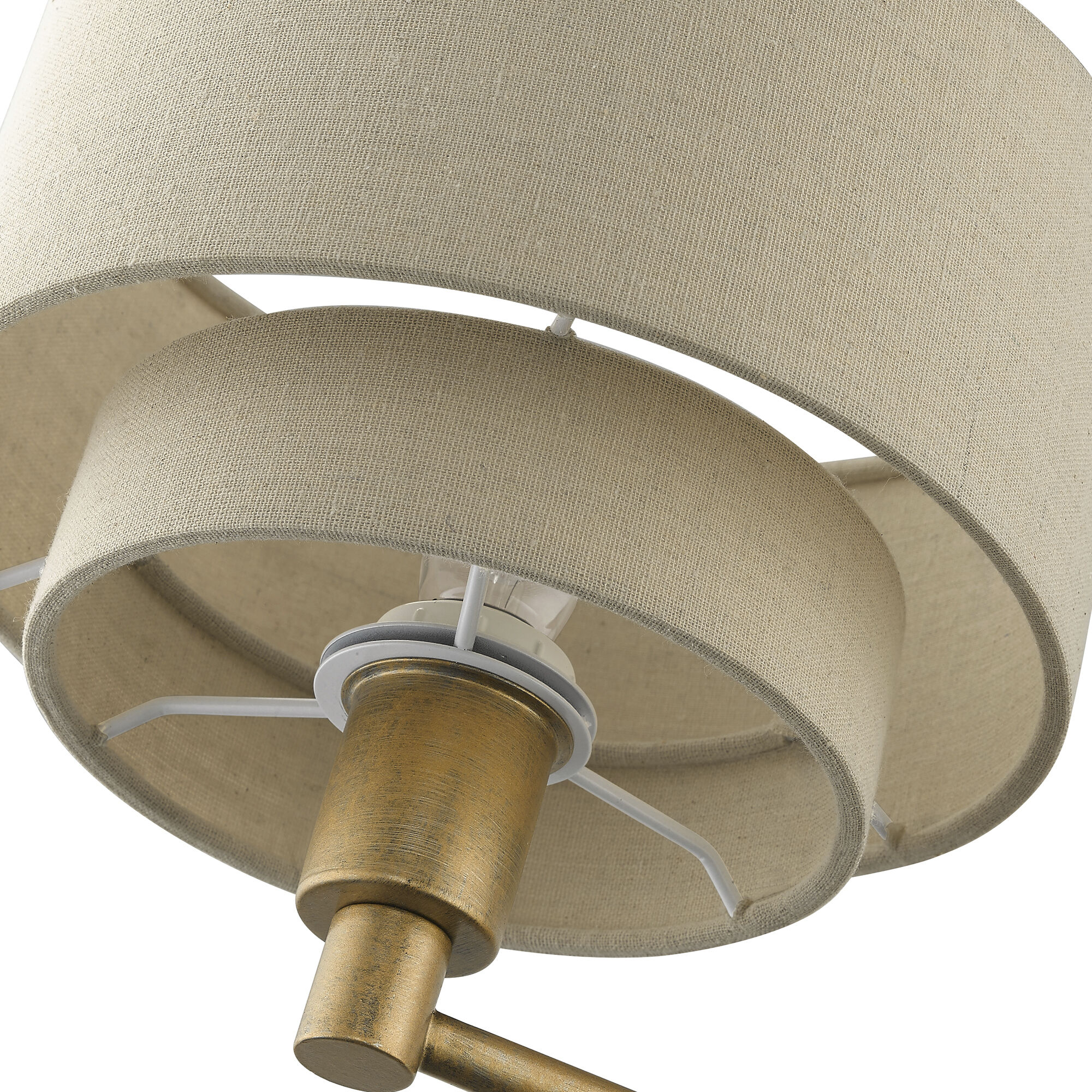 Bellingham 15.25 inch 60.00 watt Antique Gold Leaf Swing Arm Wall Lamp Wall Light