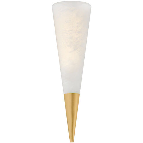 Fion LED 6.75 inch Vintage Brass ADA Wall Sconce Wall Light