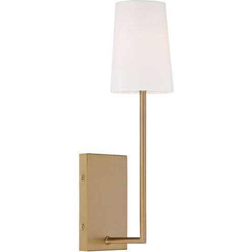Lena 1 Light 4.5 inch Vibrant Gold Sconce Wall Light