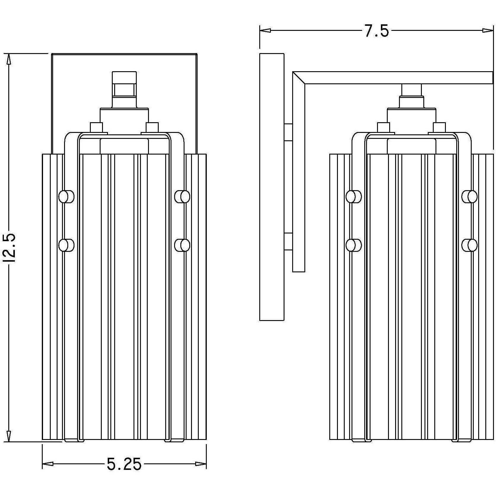 Alverton 1 Light 5.25 inch Polished Nickel Wall Sconce Wall Light