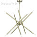 Soho 10 Light 28 inch Antique Brass Chandelier Ceiling Light