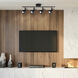 Polo 4 Light Black Track Lighting Ceiling Light