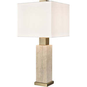 Dovercourt 29 inch 150.00 watt Natural with Antique Brass Table Lamp Portable Light