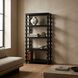 Moabite Hand Rubbed Black Bookcase