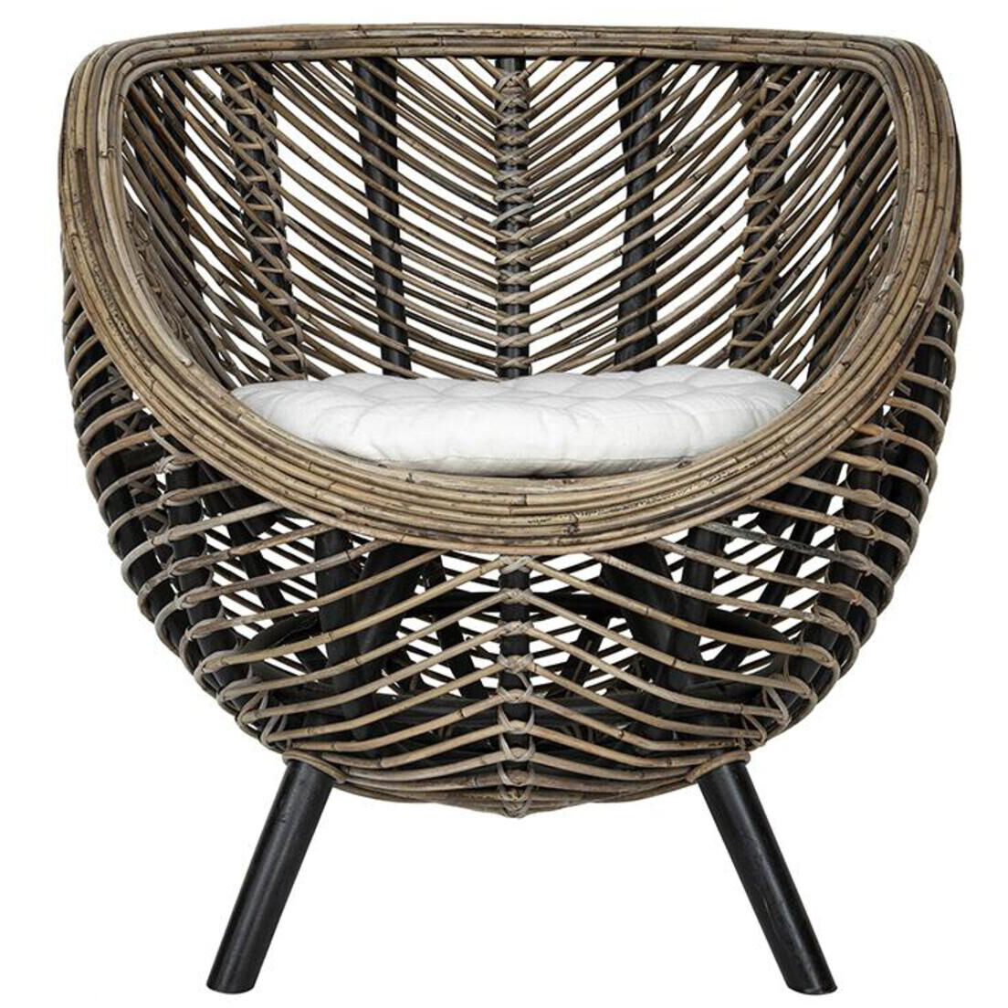 Gogo Brown Chair, With Cushion