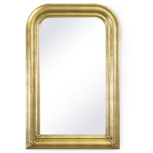 Sasha 34 X 22 inch Gold Leaf Mirror, Powder Room