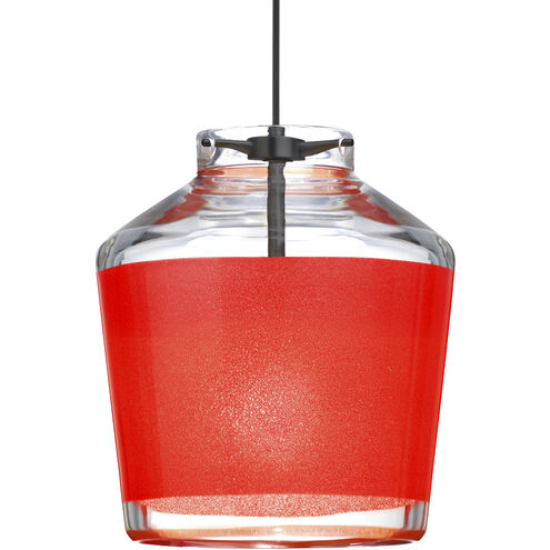 Pica 6 LED Black Cord Pendant Ceiling Light