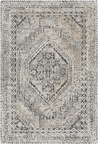 Vancouver 90 X 60 inch Charcoal Rug in 5 x 8, Rectangle