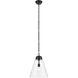 Marsailli 1 Light Black Pendant Ceiling Light, Large