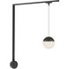 Monae 120 Black Trilo Track Ceiling Light
