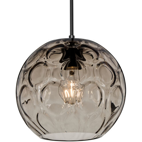 Bombay 1 Light Black Cord Pendant Ceiling Light