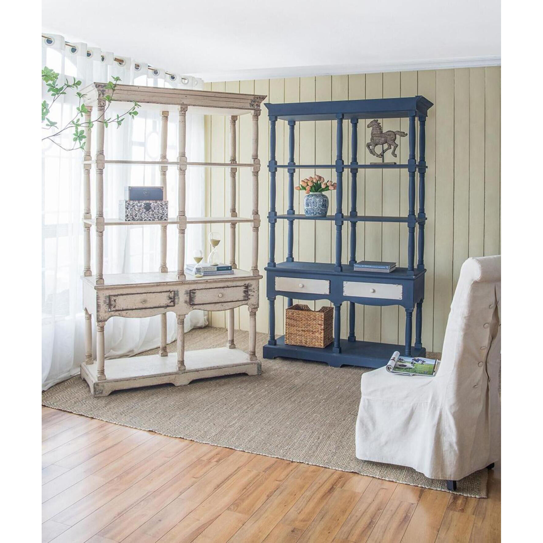 Adela White Bookcase