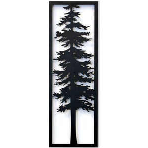 Cypress II Matte Black-Laser Cut Wall Art