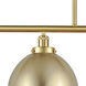 Ballston Urban LED 48.13 inch Satin Gold Island Light Ceiling Light