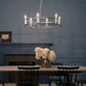 Rosalind 6 Light 33.25 inch Polished Nickel Chandelier Ceiling Light