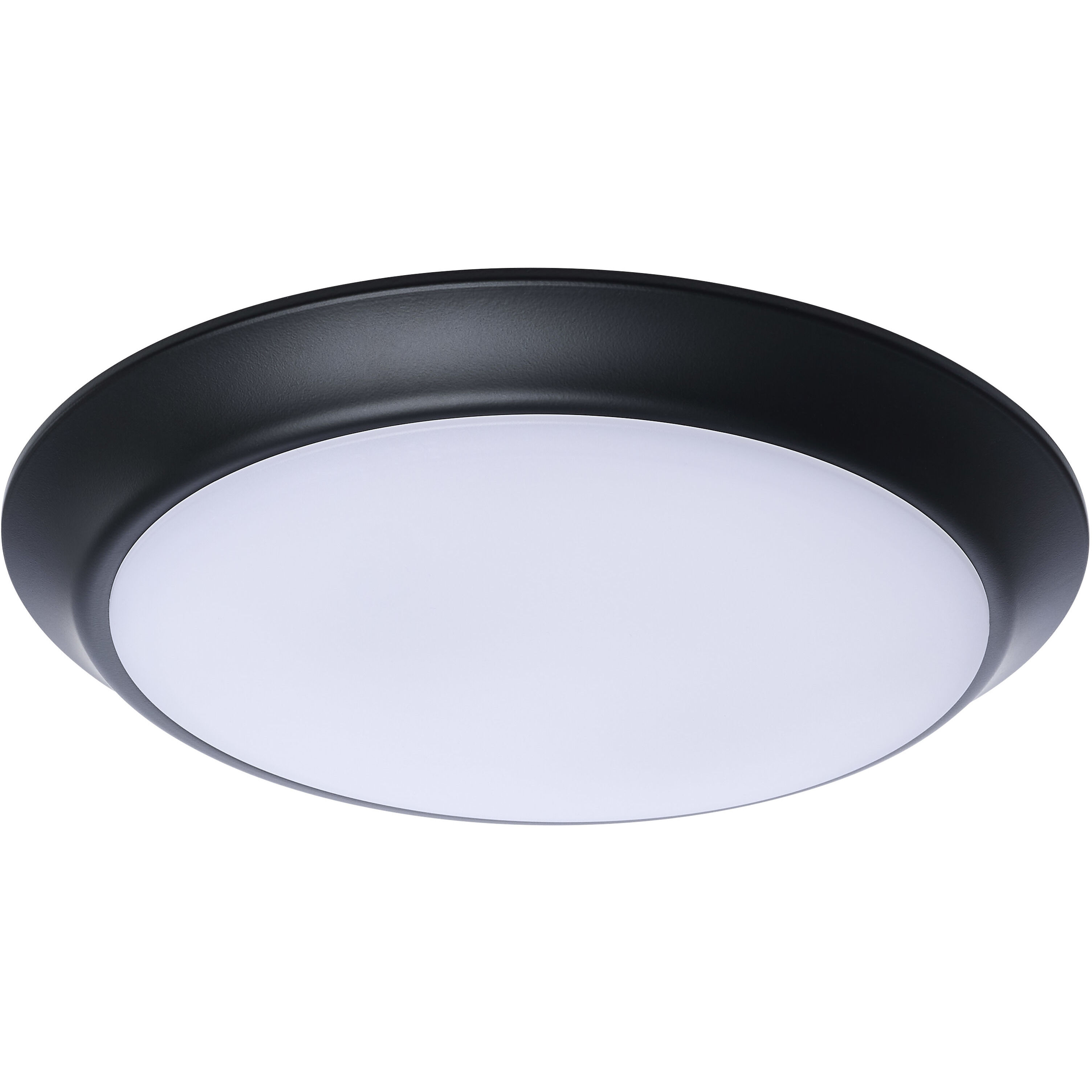 ColorQuick LED 9.49 inch Black Close-to-Ceiling LED Disk Ceiling Light