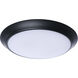 ColorQuick LED 9.49 inch Black Close-to-Ceiling LED Disk Ceiling Light