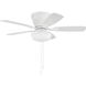 Wheeler 42 inch White with White/Washed Oak Blades Fan