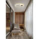 Miracle LED 23.6 inch Satin Dark Gray Semi-Flush Mount Ceiling Light