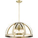 Stoneridge 5 Light 24 inch Antique Brass Pendant Chandelier Ceiling Light