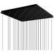 Greta LED 36 inch Black Chandelier Ceiling Light