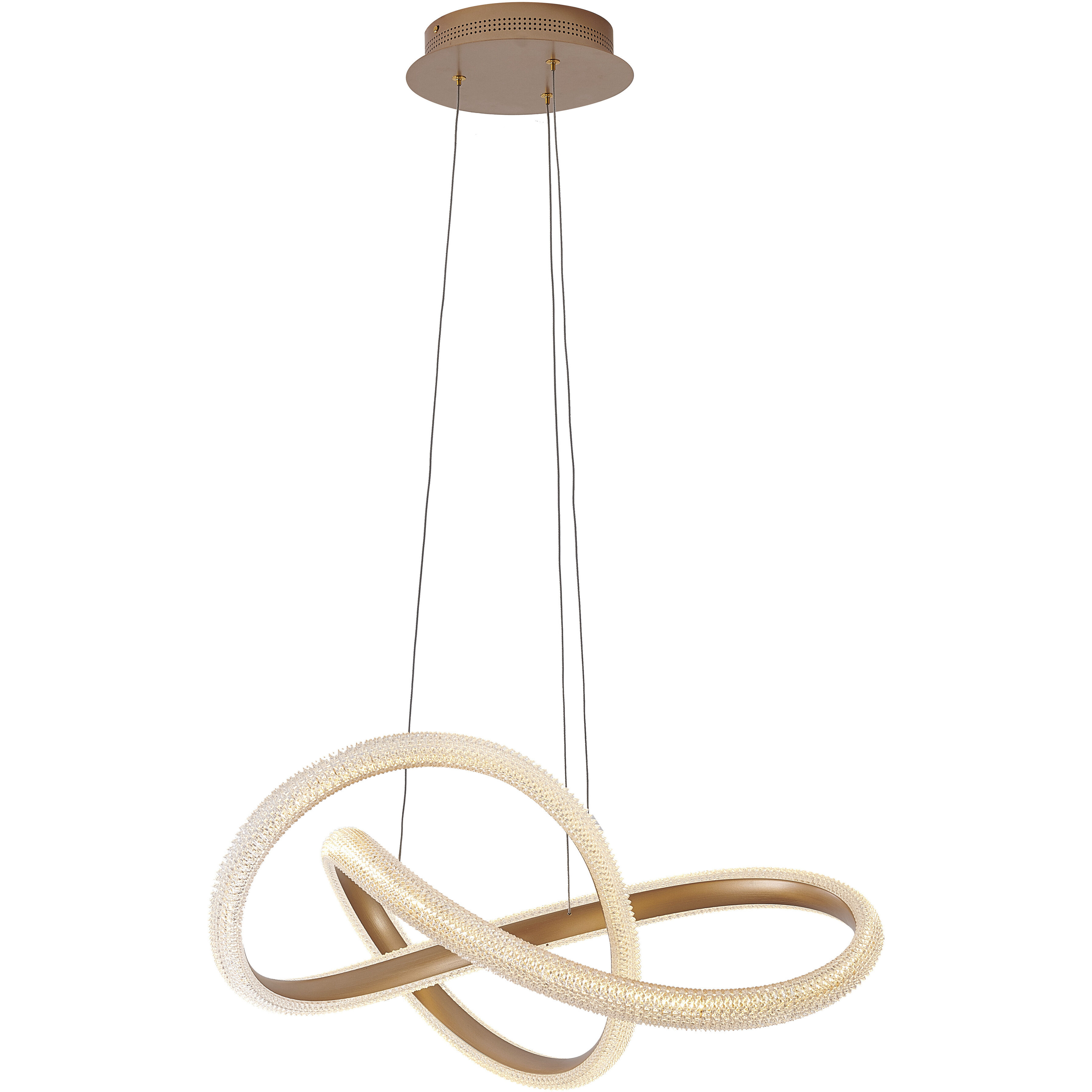 Canada LED 27.6 inch Gold Chandelier Ceiling Light