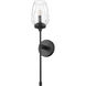 Cassian 1 Light 5.5 inch Matte Black Wall Sconce Wall Light
