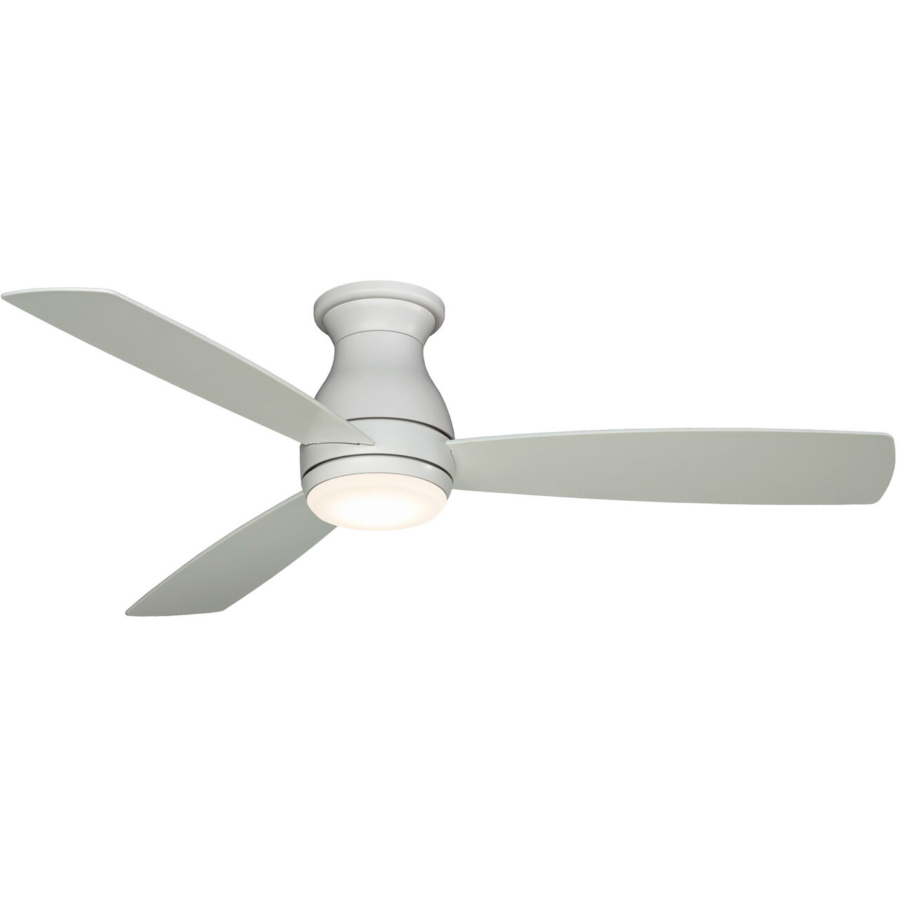 Hugh 52 52 inch Matte White Fan-Uni