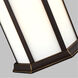 Sevier 1 Light 12.5 inch Antique Bronze Outdoor Wall Lantern, Small