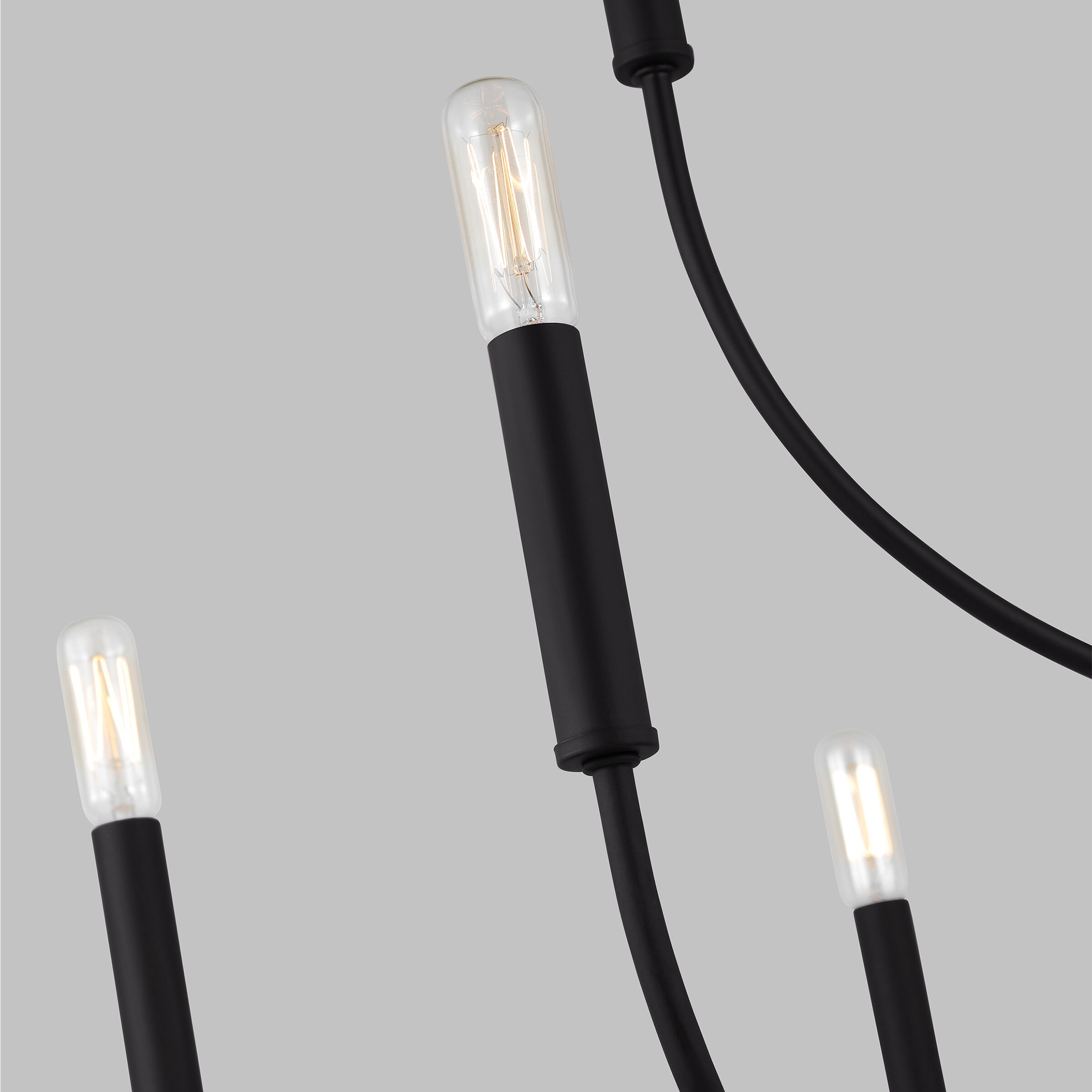 Greenwich 9 Light 32 inch Midnight Black Chandelier Ceiling Light