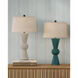 Upbeat 31 inch 150 watt Antique White Table Lamp Portable Light