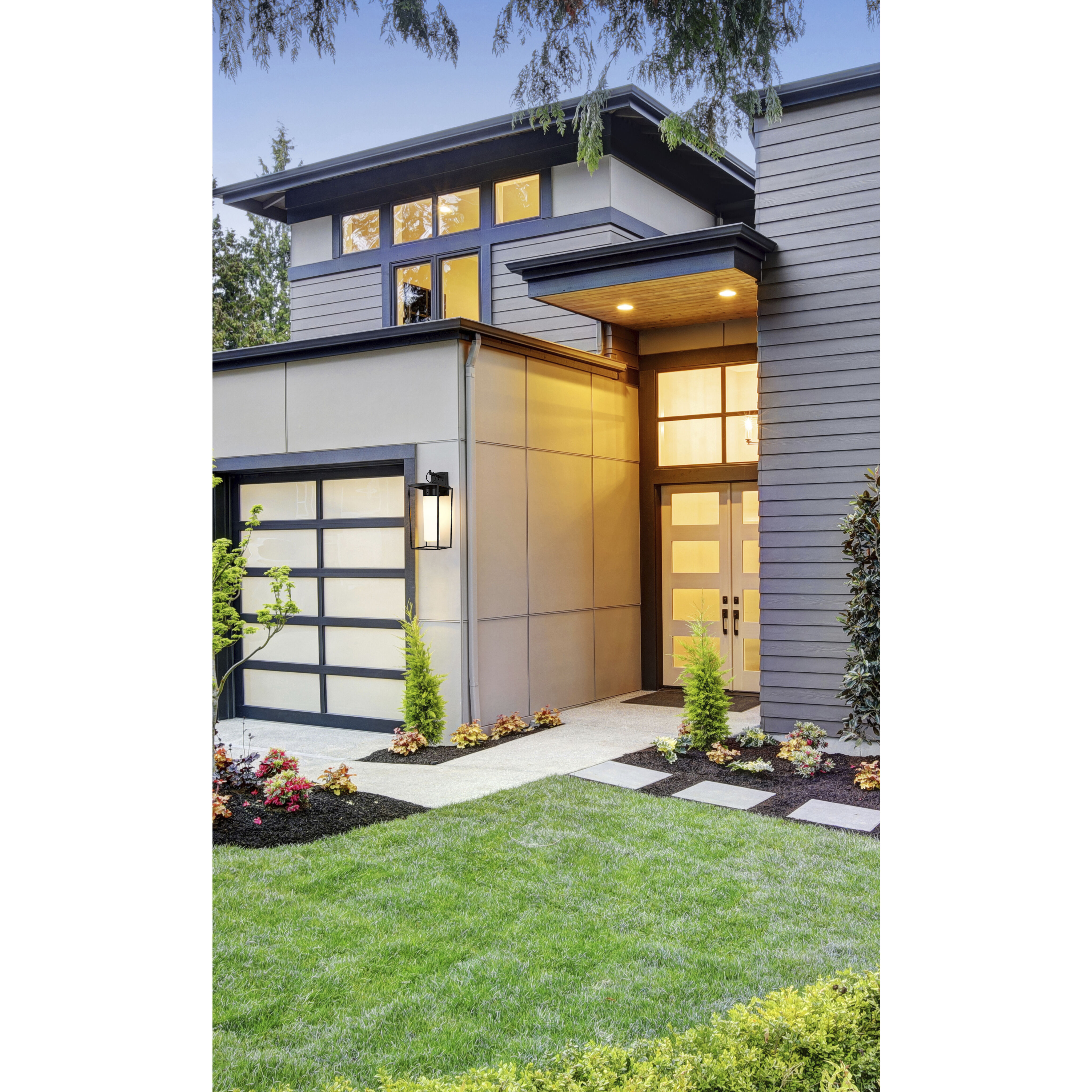 Sheridan 1 Light 24 inch Black Outdoor Wall Light