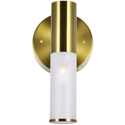 Pipes LED 5 inch Brass Wall Sconce Wall Light