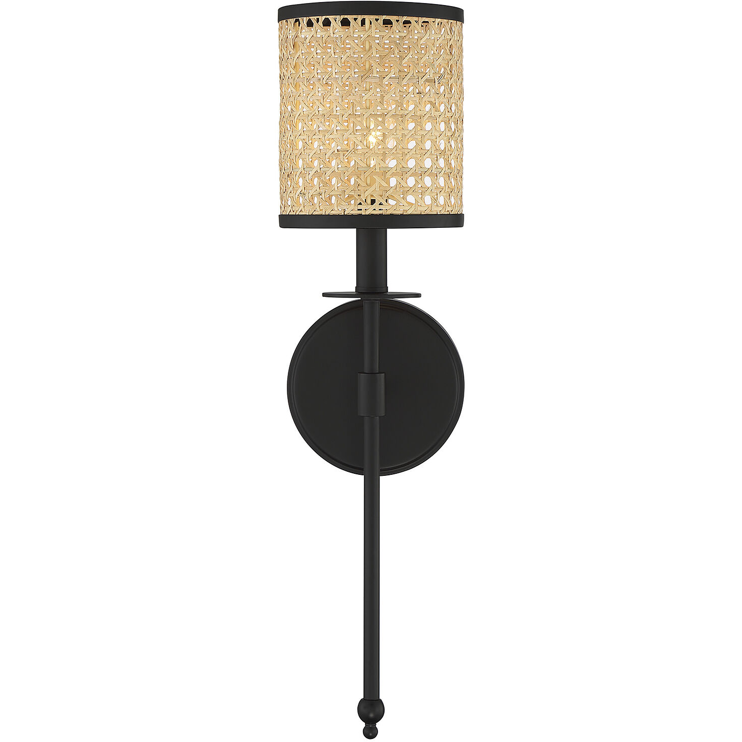 Jaylar 1 Light 5 inch Matte Black Wall Sconce Wall Light
