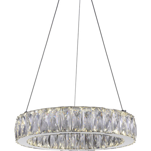 Juno LED 16 inch Chrome Chandelier Ceiling Light