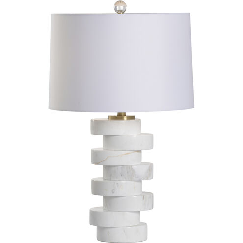 Dorsum 19.5 inch 100.00 watt White/Cream Table Lamp Portable Light