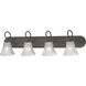 Elipse 4 Light 36 inch Painted Bronze Vanity Light Wall Light