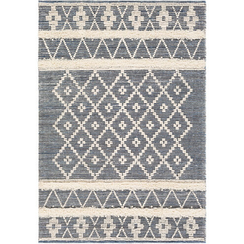 Handira 90 X 60 inch Black/Navy/White/Cream Rugs