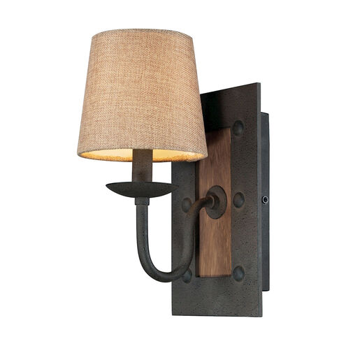 Placer 1 Light 6 inch Vintage Rust Sconce Wall Light