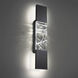 Glacier LED 27 inch Black Outdoor Wall Light, Beyond