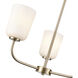 Laphia 3 Light 21 inch Modern Gold Chandelier Ceiling Light