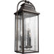 Sean Lavin Wellsworth 3 Light 18.25 inch Antique Bronze Outdoor Wall Lantern