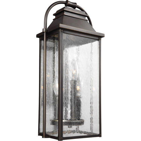 Sean Lavin Wellsworth 3 Light 18.25 inch Antique Bronze Outdoor Wall Lantern