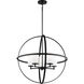 Alturas 5 Light 27.25 inch Midnight Black Chandelier Ceiling Light