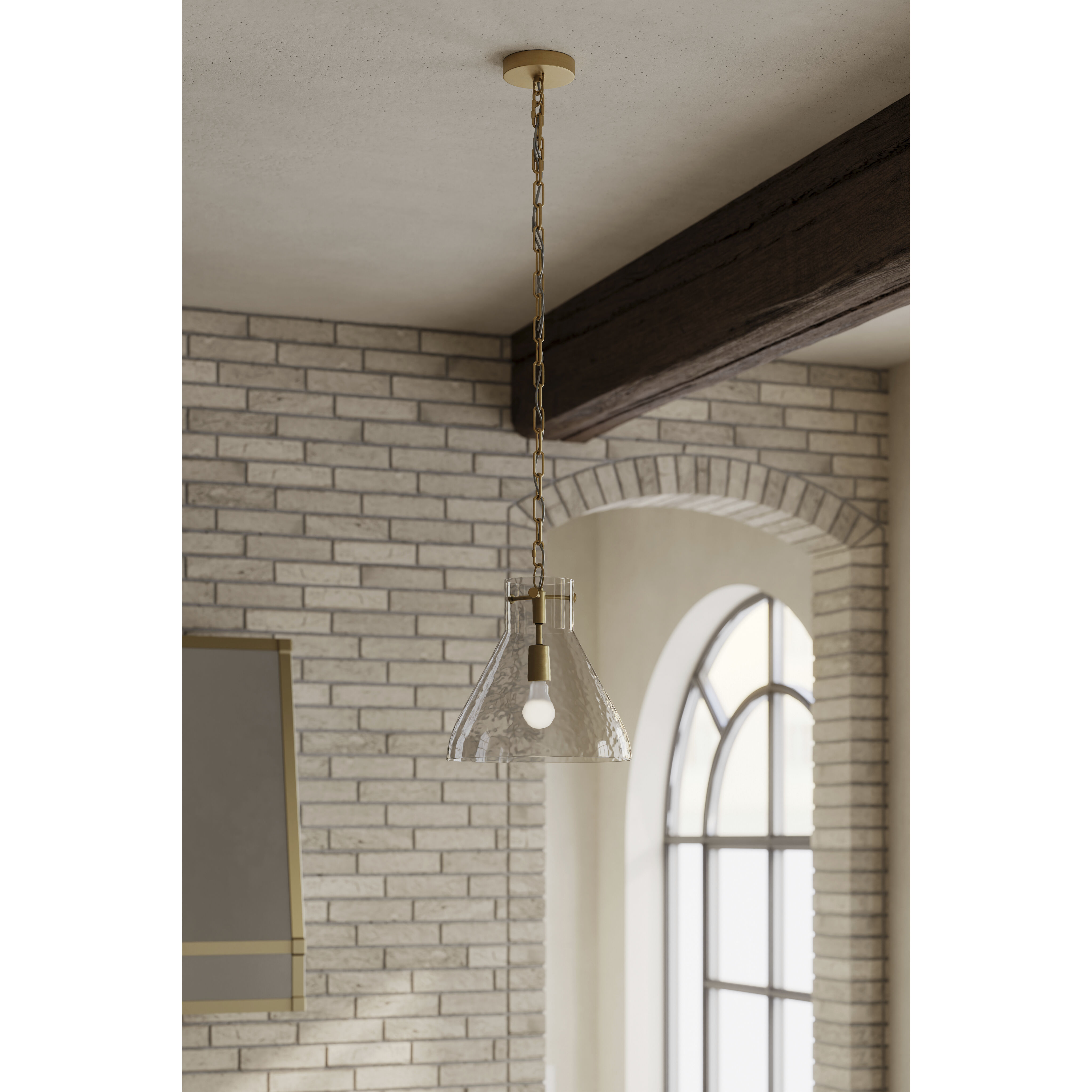 Sevara 1 Light 13.25 inch Legacy Brass Pendant Ceiling Light